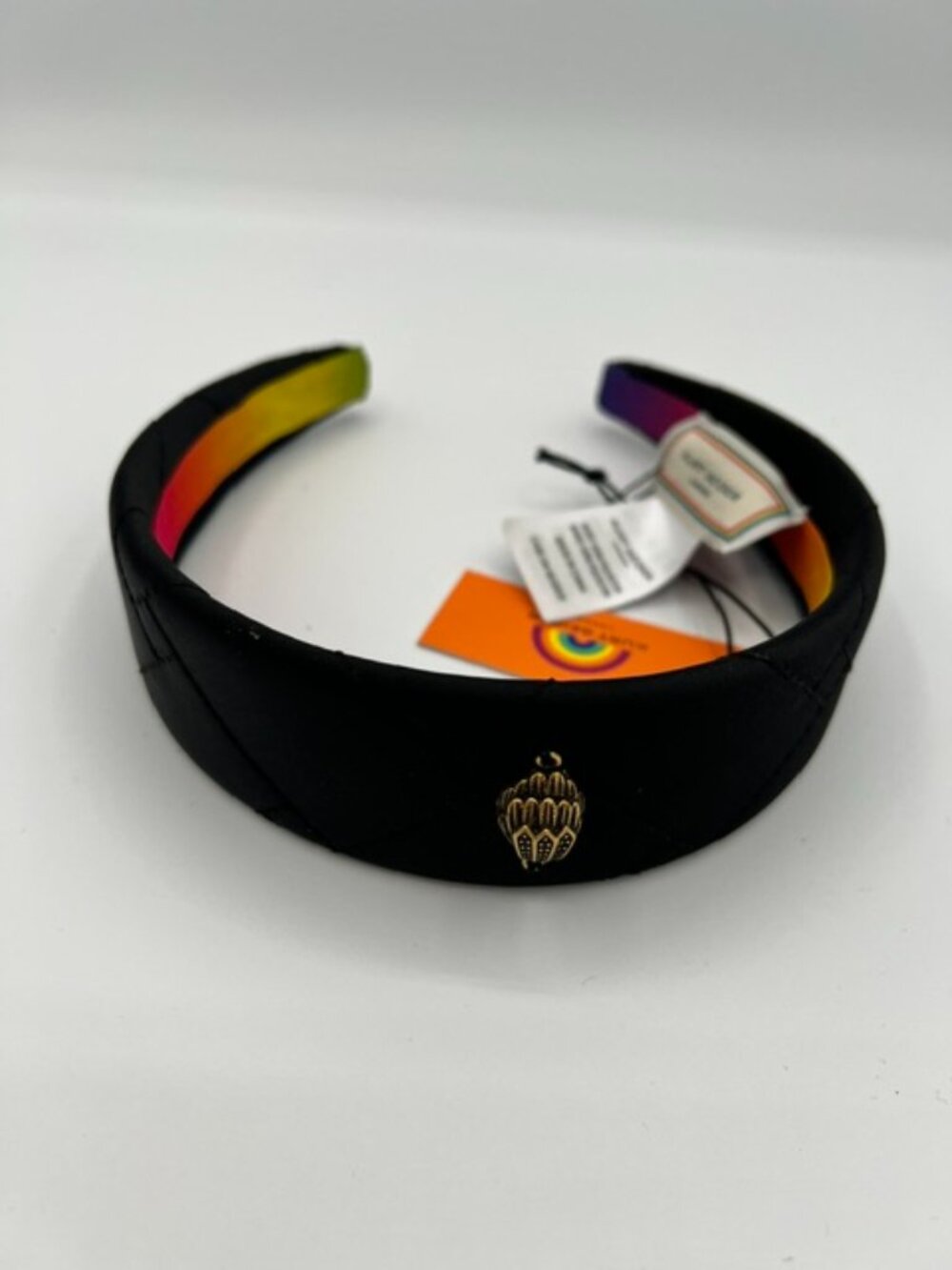 Kurt Geiger London Black Rainbow Headband NWT